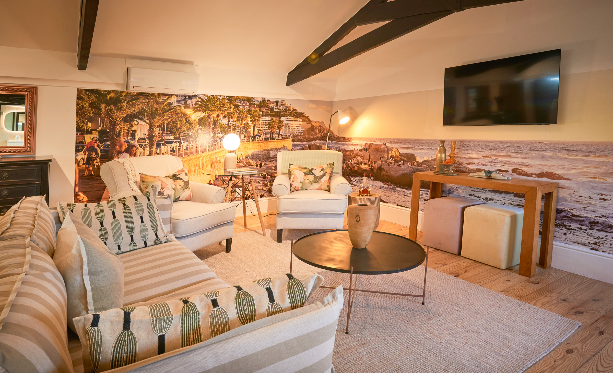 Timber & Tide living area